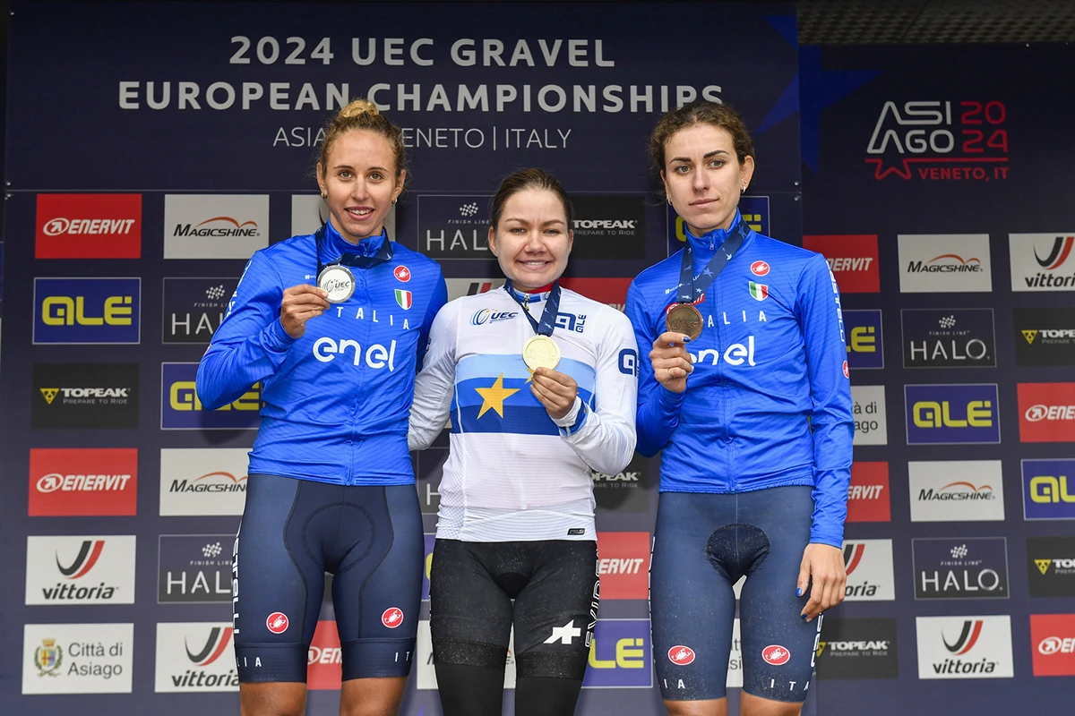 Silvia Persico Silver Medal at the Gravel European Championship